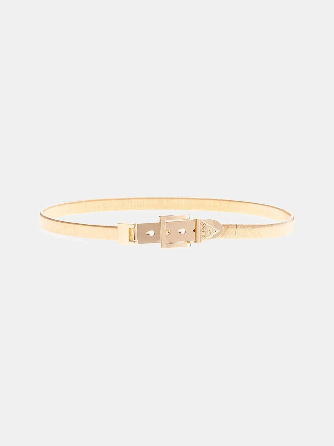 GUESS Women Gold Textured Adjustable Pant Belt