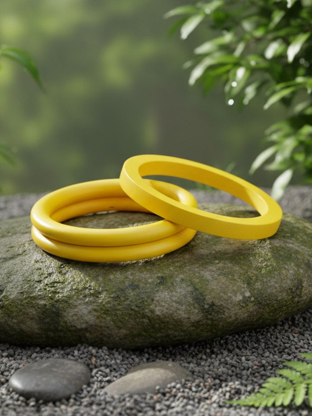 CHAHAT ACCESSORIES Women Set Of 3 Bangle-Style Bracelets