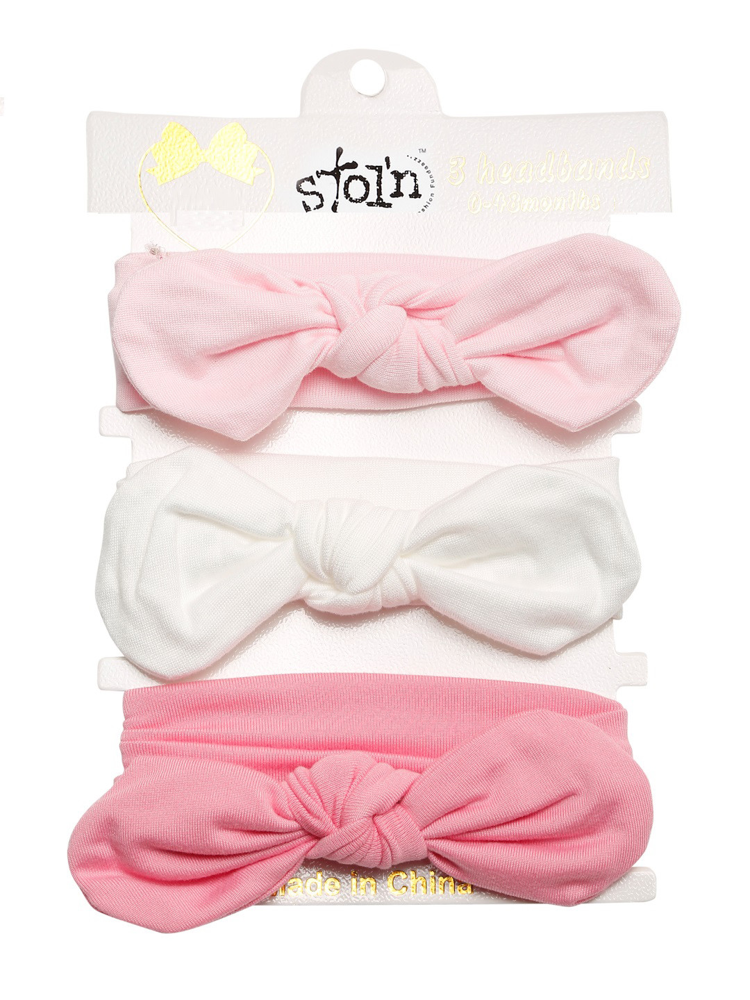 Stoln Girls Set of 3 Knot Bow Shaped Hairband