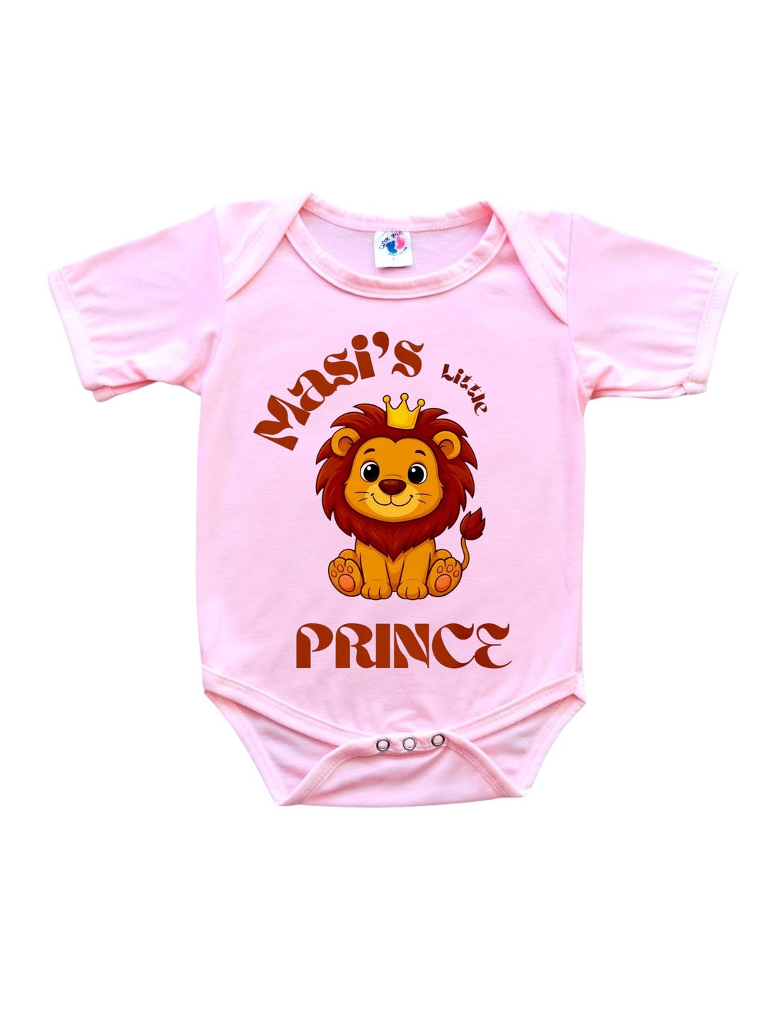 Cute Pals Kids Maasi's Little Prince Printed Envelope Neck Bodysuit