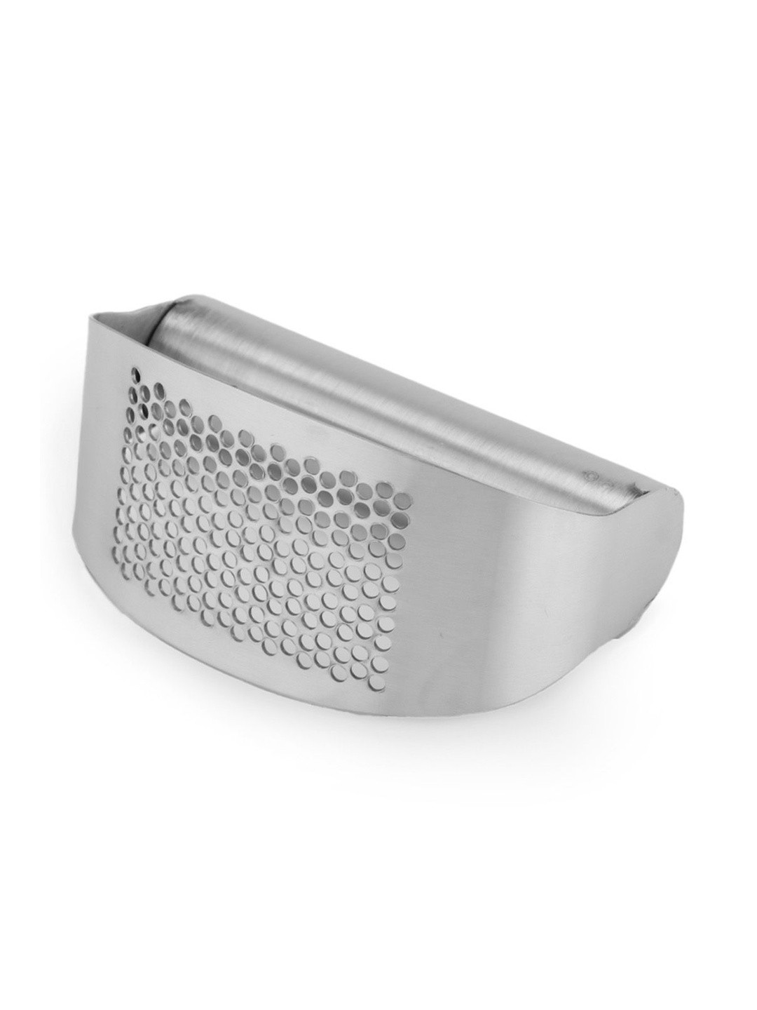 Wonderchef Ambrosia White Stainless-Steel Rust-Resistant Garlic Press