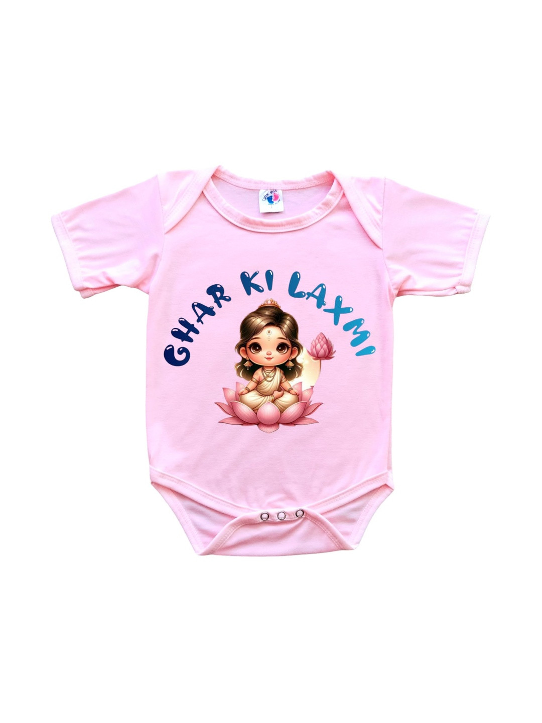 Cute Pals Infants Ghar Ki Laxmi Printed Cotton Bodysuit