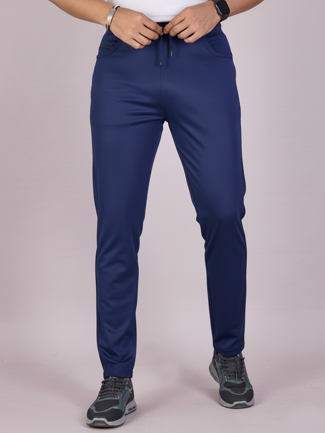 KAIDO Men Regular Fit Mid-Rise Track Pants