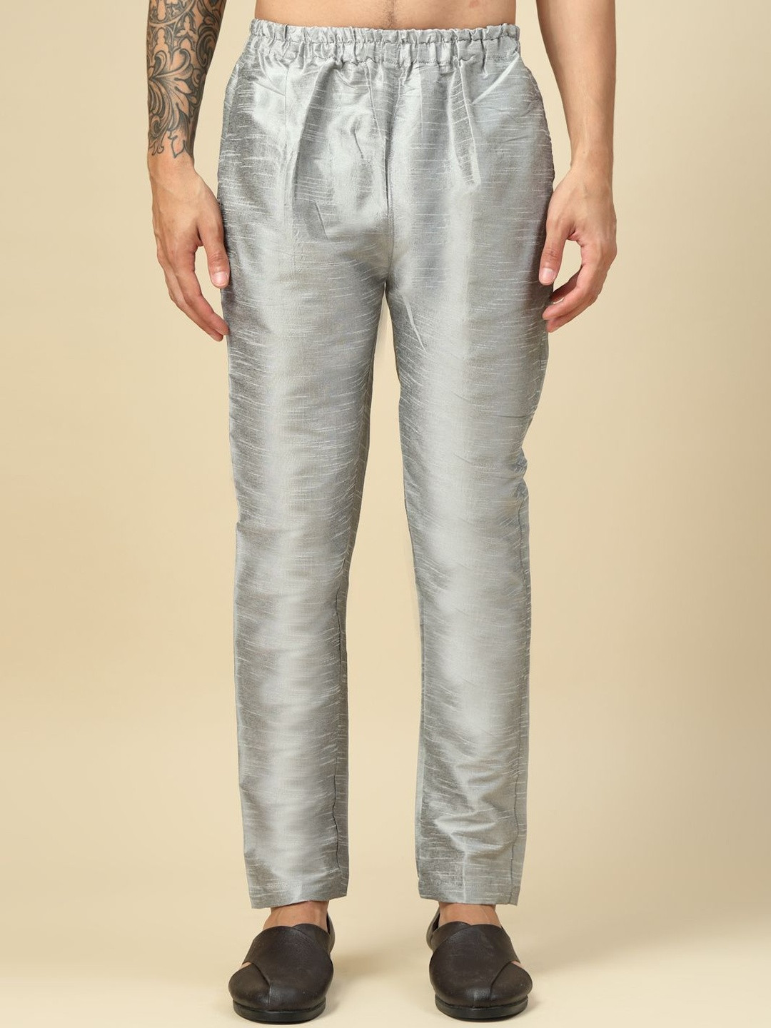 TS LIFESTYLE Men Solid Mid-Rise Slip-On Pyjamas