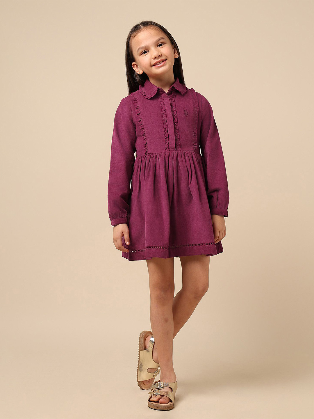 U.S. Polo Assn. Kids Shirt Mini Dress