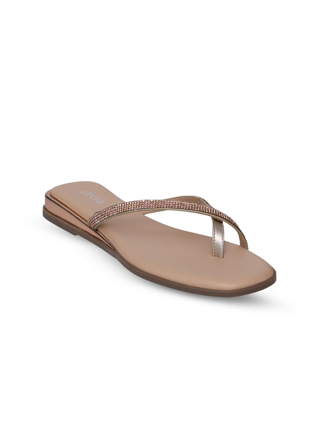 GRETA Women Embellished One Toe Flats