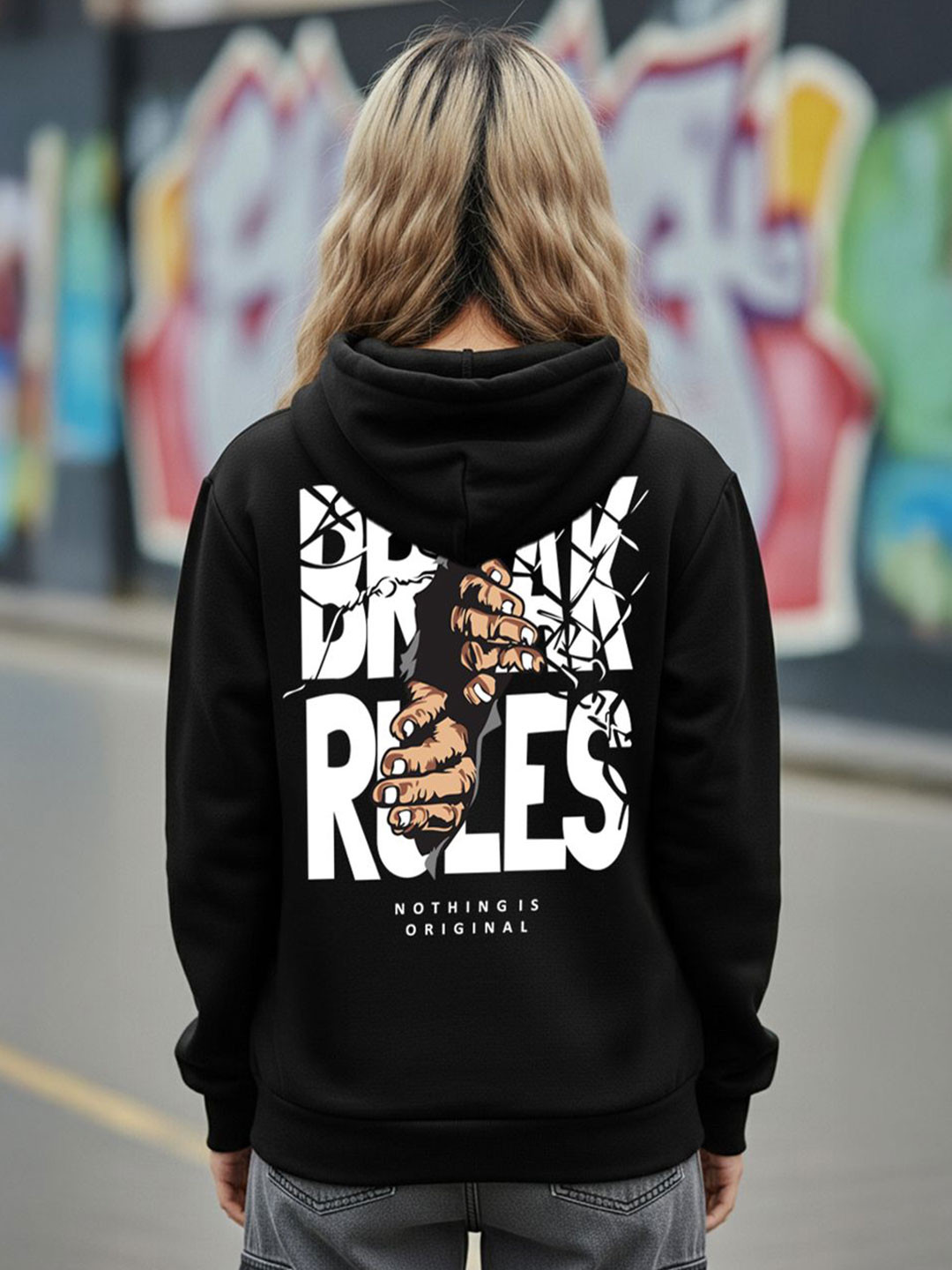 BENNY BROOKS Break Rules Hooded Sweatshirt