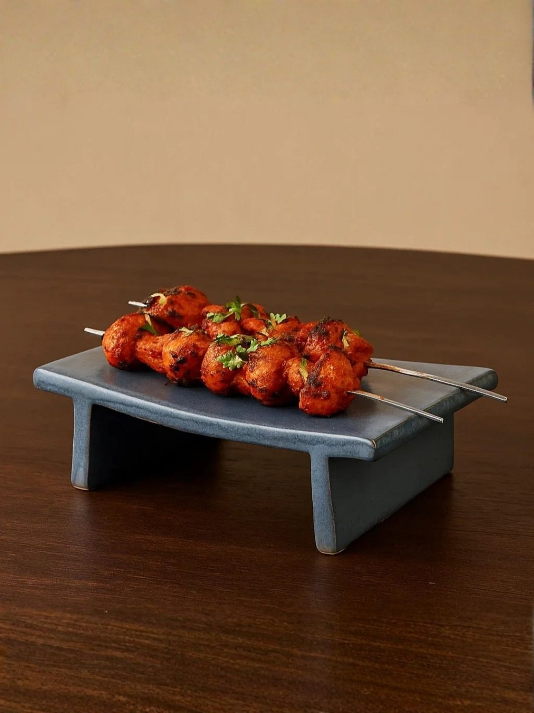 SMOKEY COCKTAIL Blue Handcrafted Food Platter