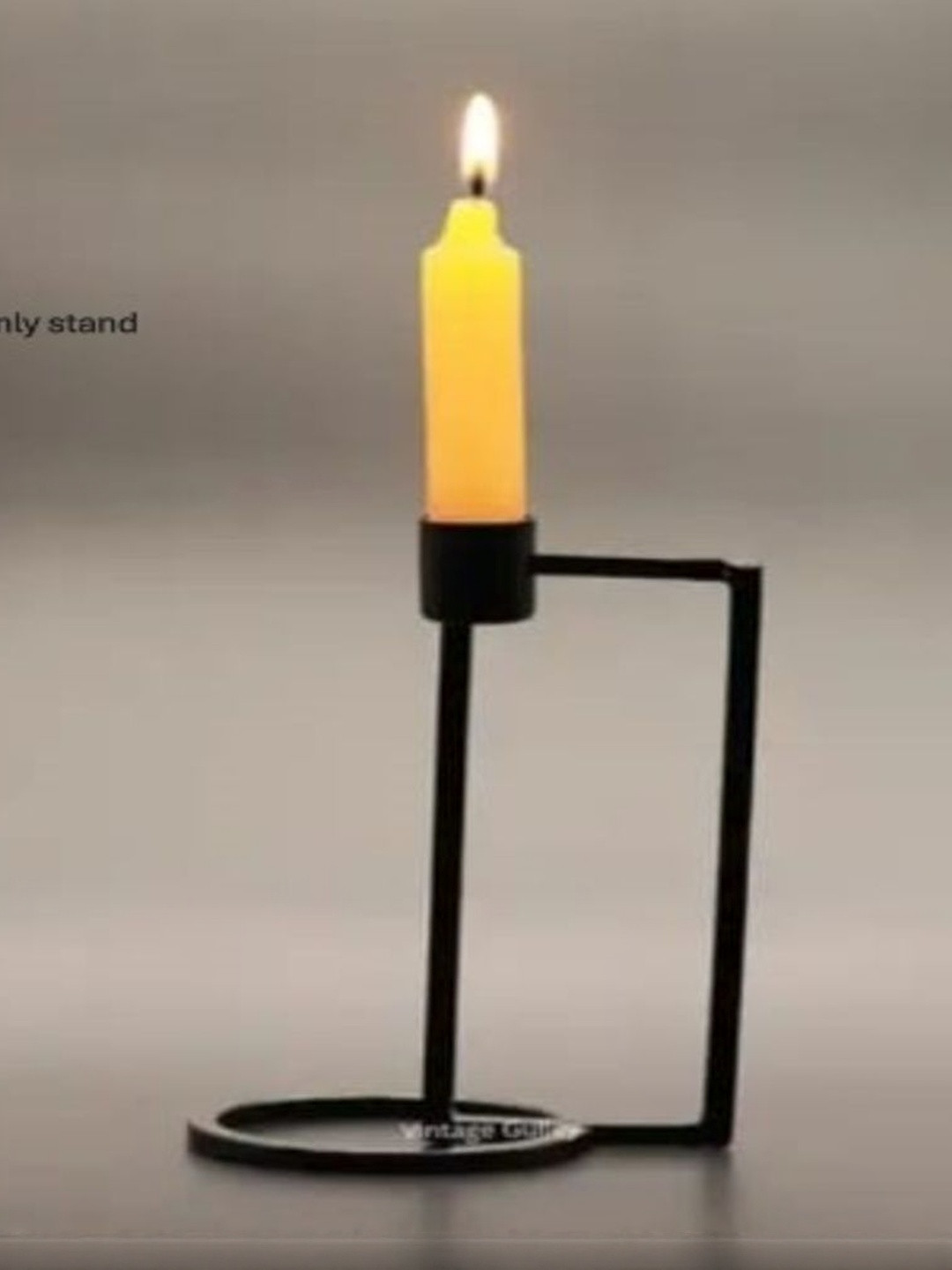 NM HANDICRAFTS Black Candle Holder