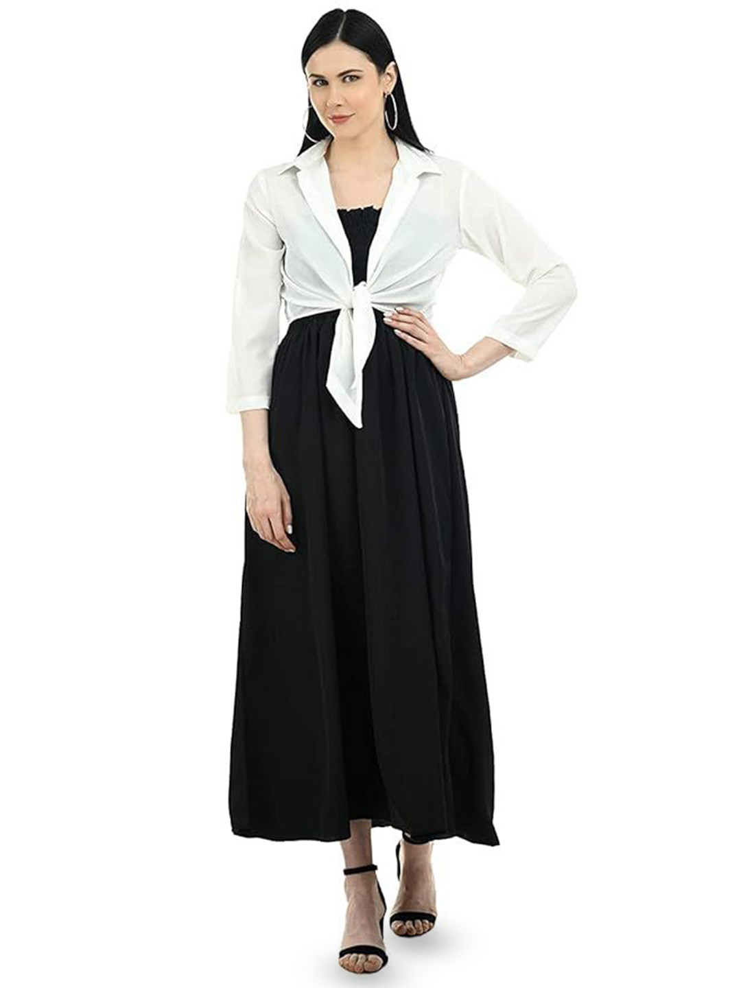 KIRMANI Crepe Maxi Dress