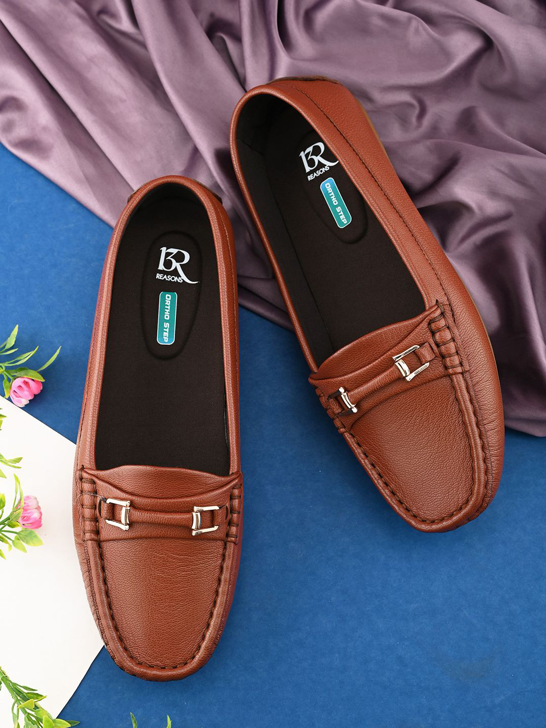13 Reasons Women Leather Slip-On Square Toe Loafers