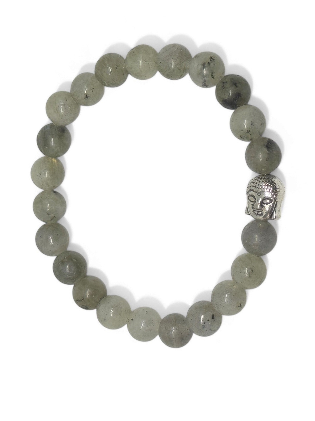 Gems Guru Adult Crystal Beaded & Buddha Charm Bracelet