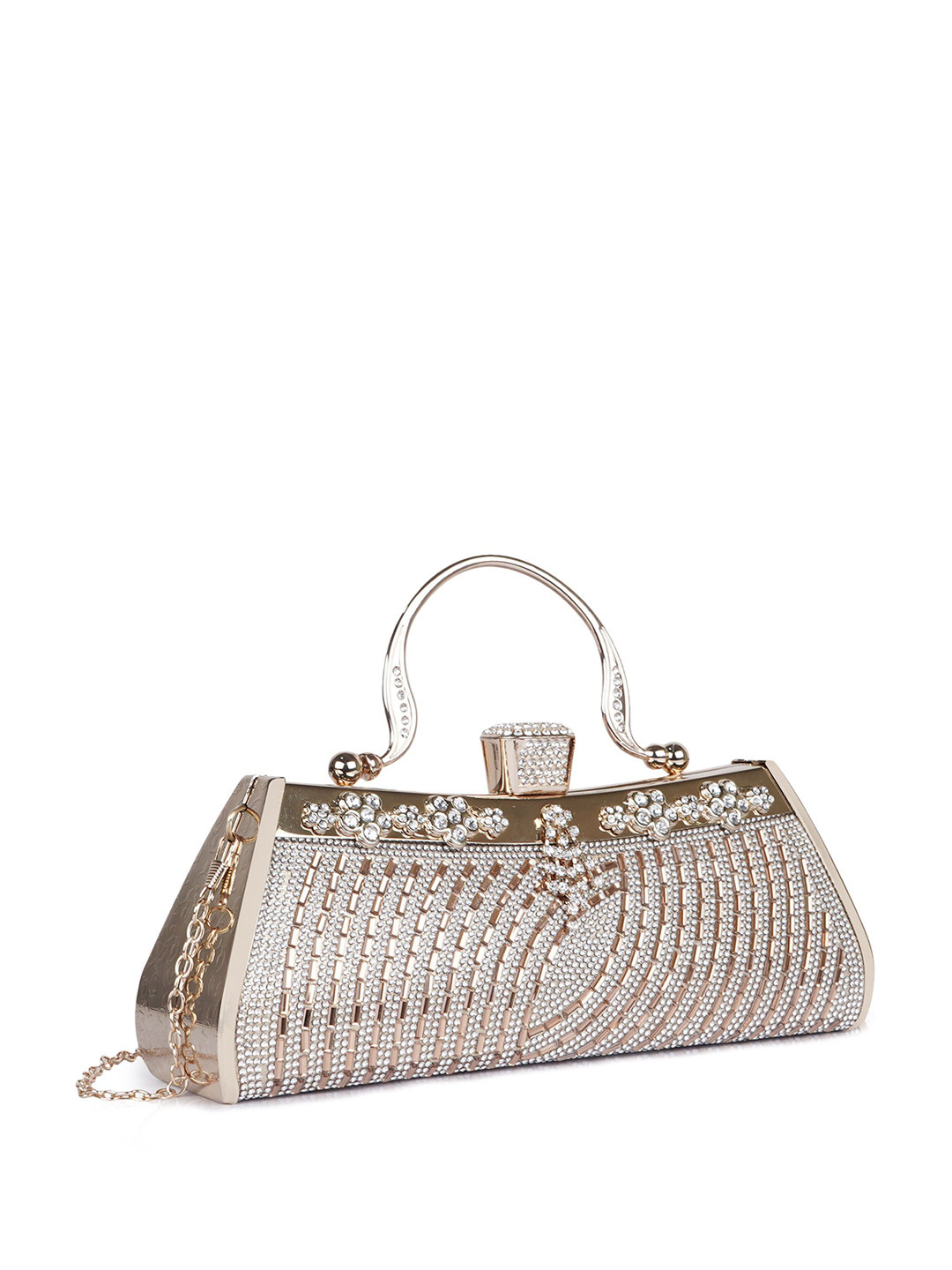 LADY QUINTON Women Crystal Rhinestone Evening Clutch