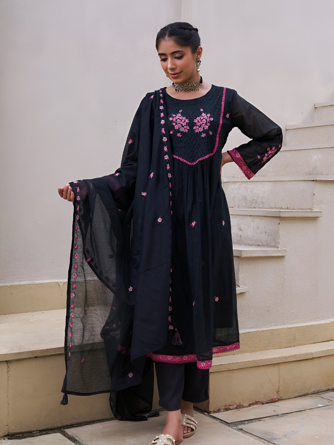 AUTUMN LANE Women Sonpal Mist Full Work Suit set