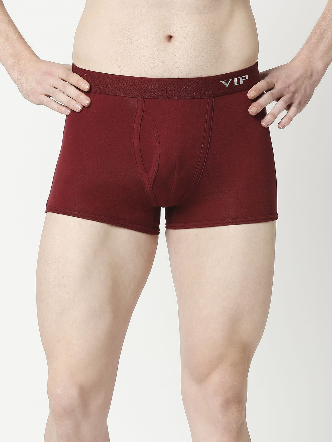 VIP Sensory Men Pack of 4 Cotton Modal Mini Trunks VP-MI-TR-SNSRY-1P-IN-PO3-S