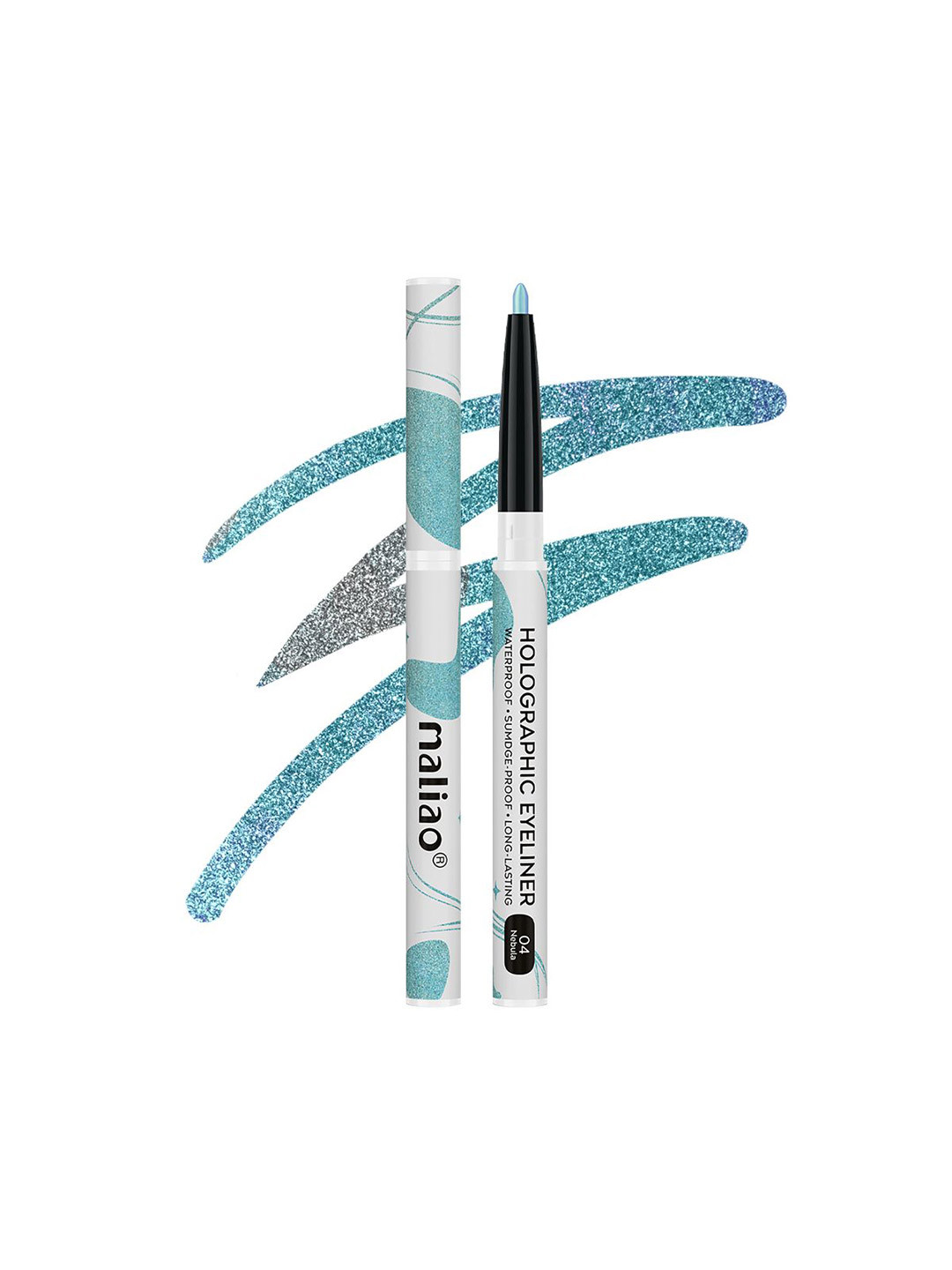 Maliao Holographic Waterproof Eyeliner With Multichrome Effect - 0.4 g - Nebula