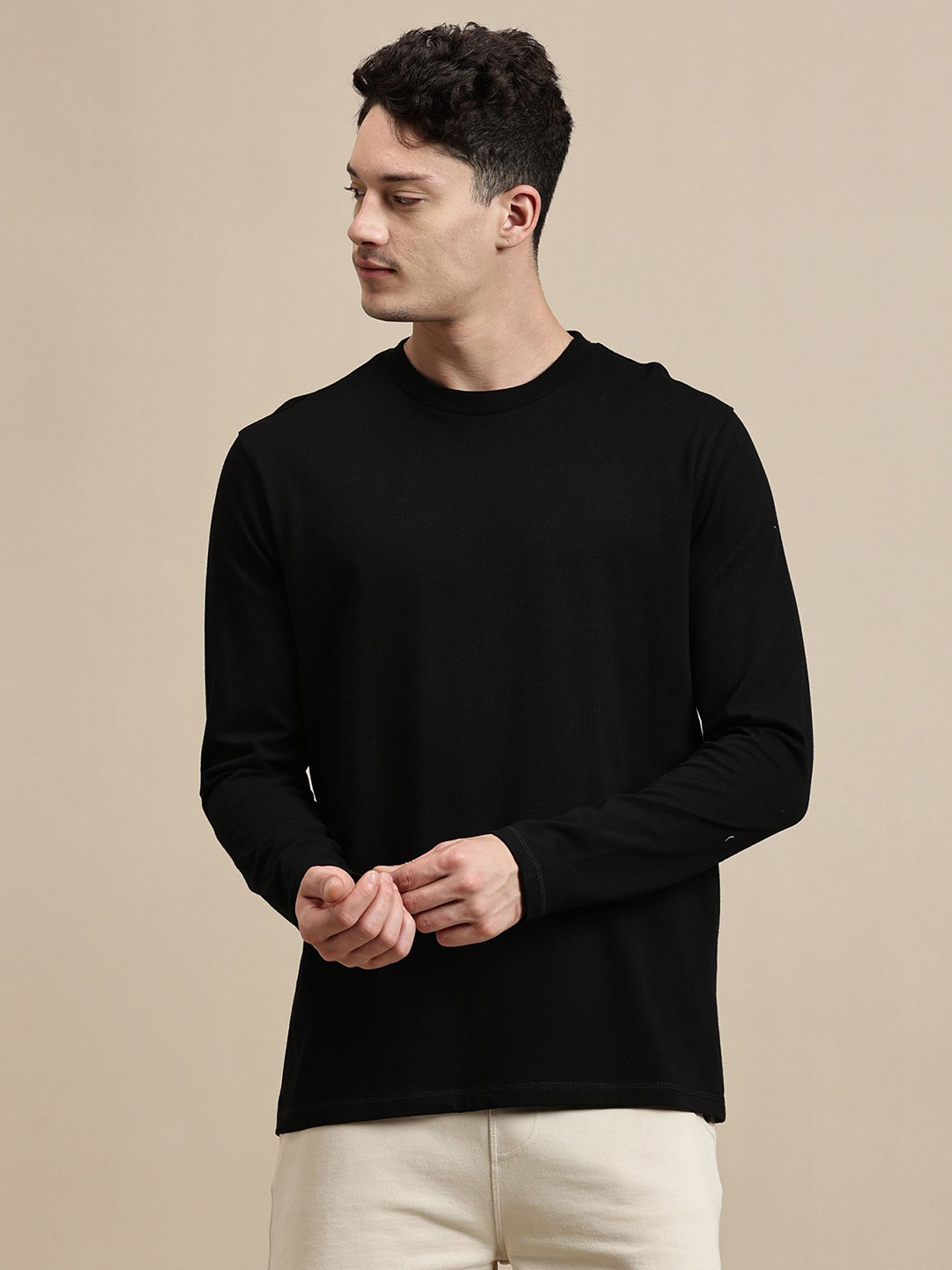 Ecolore Round Neck Pure Cotton T-shirt