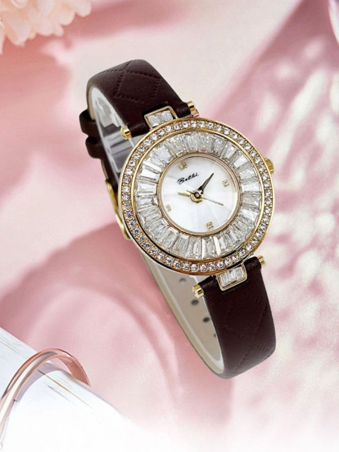 Belbi Women Dial & Leather Straps Analogue Watch BL12_832867583898