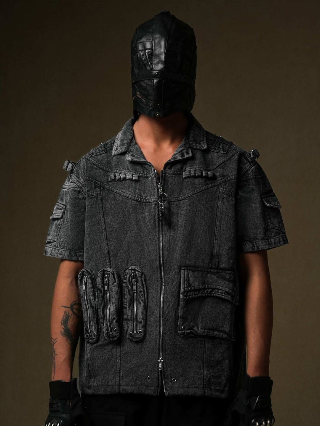 HOLY HEADEN Cuban Collar Cotton Casual Shirt