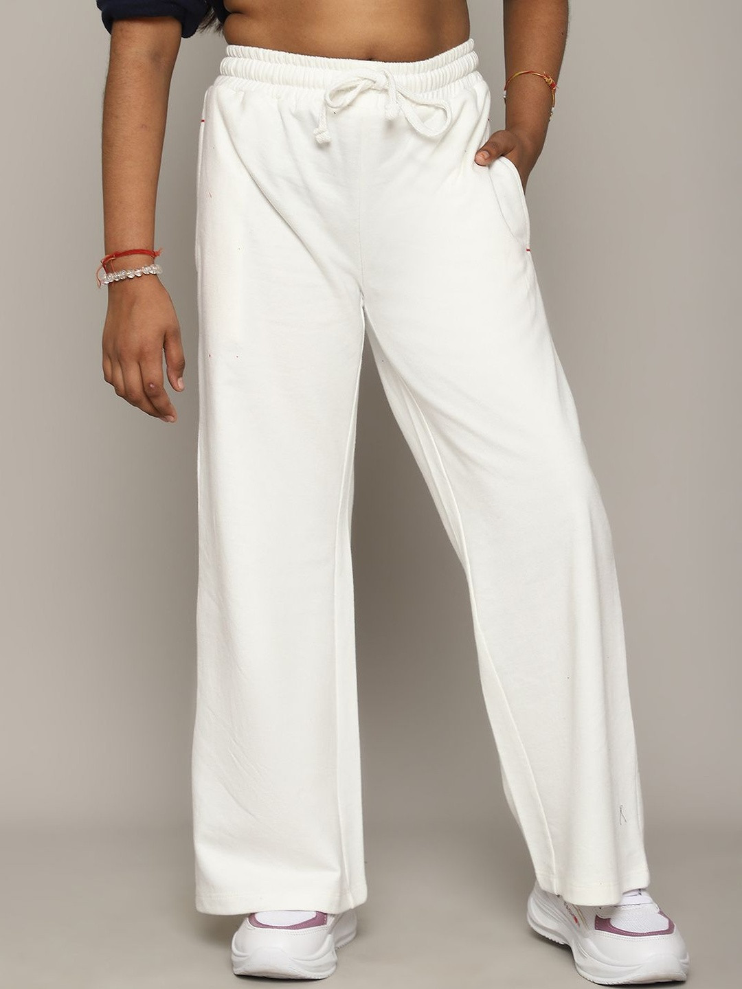 MOONAAH Kids 100% Cotton Slim Fit Track Pants