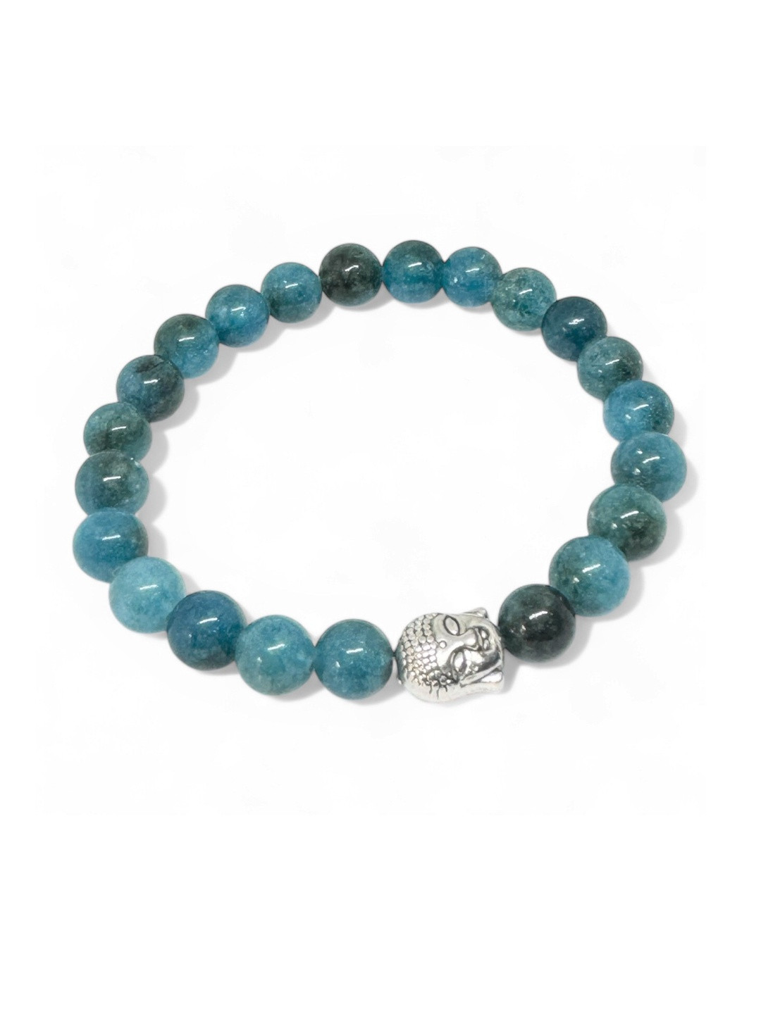Gems Guru Buddha Apatite Elasticated Bracelet