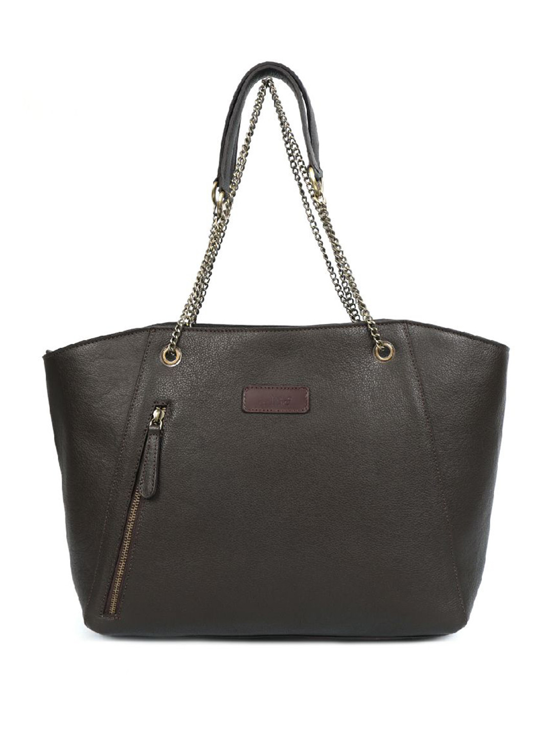 Celtic Leather Shopper Tote Bag