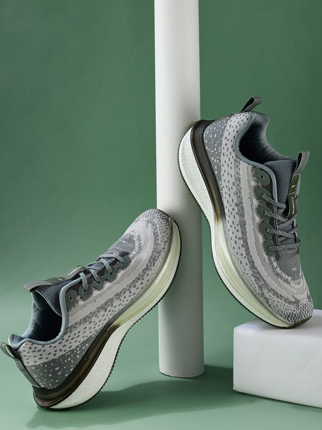 Campus ACCESS Men Mesh Lace-Ups Running Sports Shoes