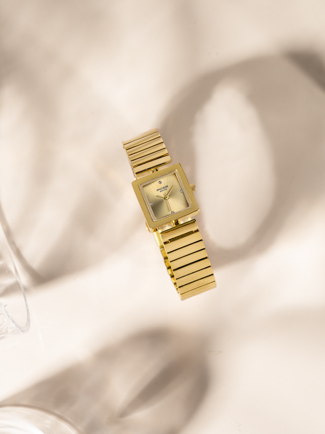 Sonata Poze Drop 6 Quartz Round Dial Women's Watch - SP80139YM01W