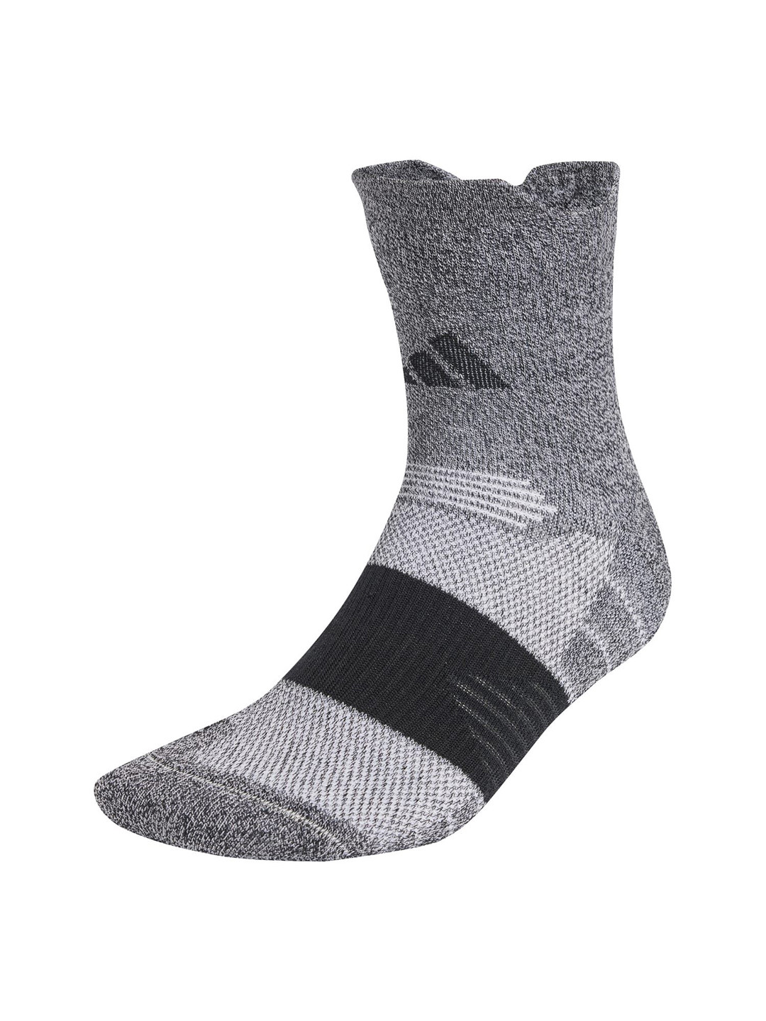 ADIDAS Run x Cushioned Unisex Patterned Quarter-Length Socks
