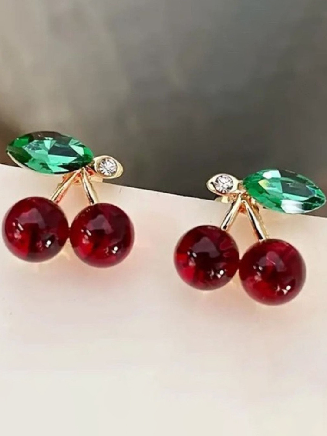 Tipsy closet Gold Plated Crystals Stainless Steel Studs