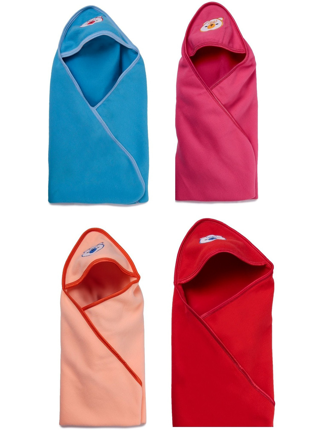 SIDLY PIDLY Kids Multi 4Pc AC Room Fur 210 GSM Blanket