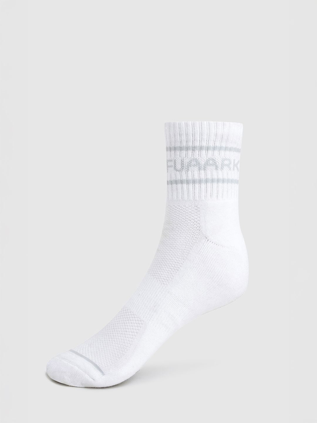 FUAARK Men Typographic Details Calf Length Breathable, Anti bacterial, Cotton Socks