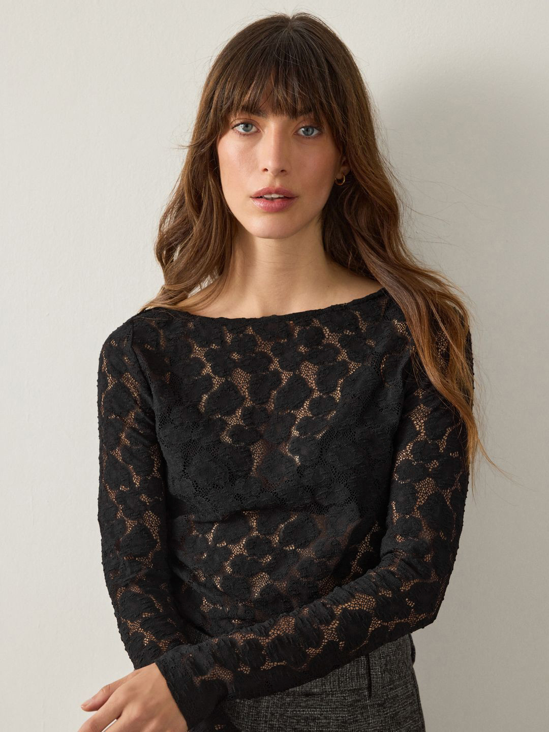 NEXT Sheer Lace Top