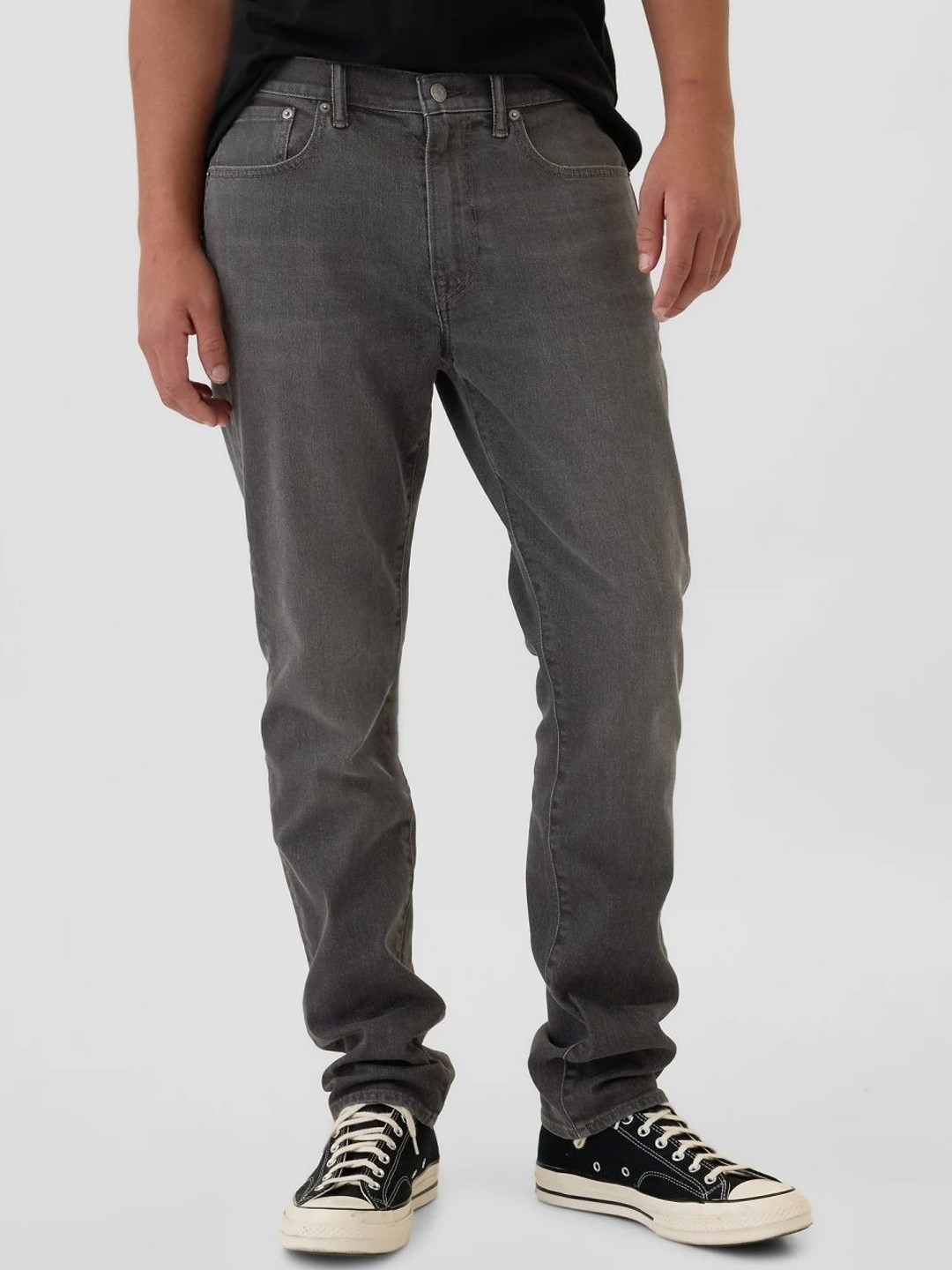 GAP Men Regular Fit Mid-Rise Jeans