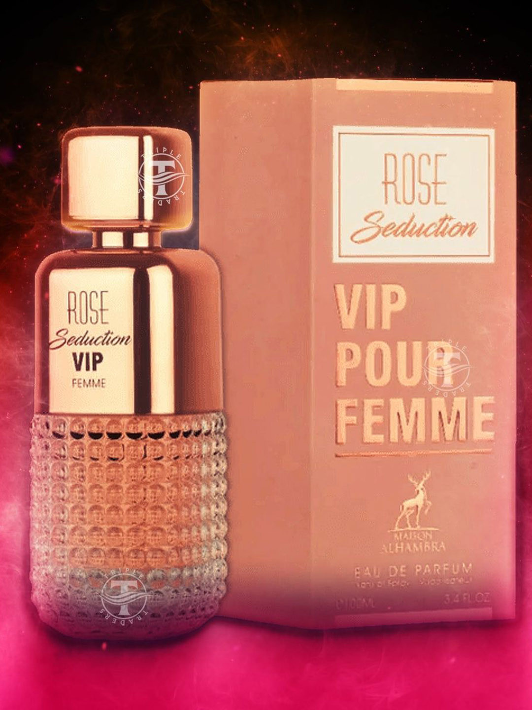 MAISON ALHAMBRA Women Rose Seduction Eau De Parfum - 100 ml