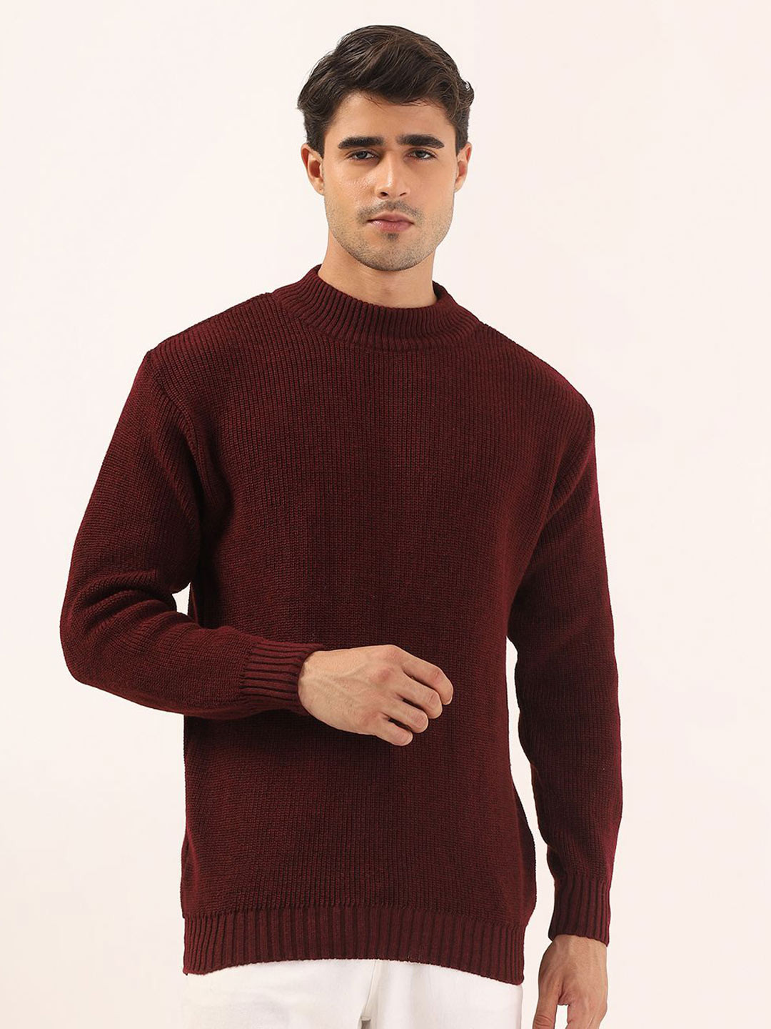 THE BEETEL HOUSE Men Pullover High neck sweater