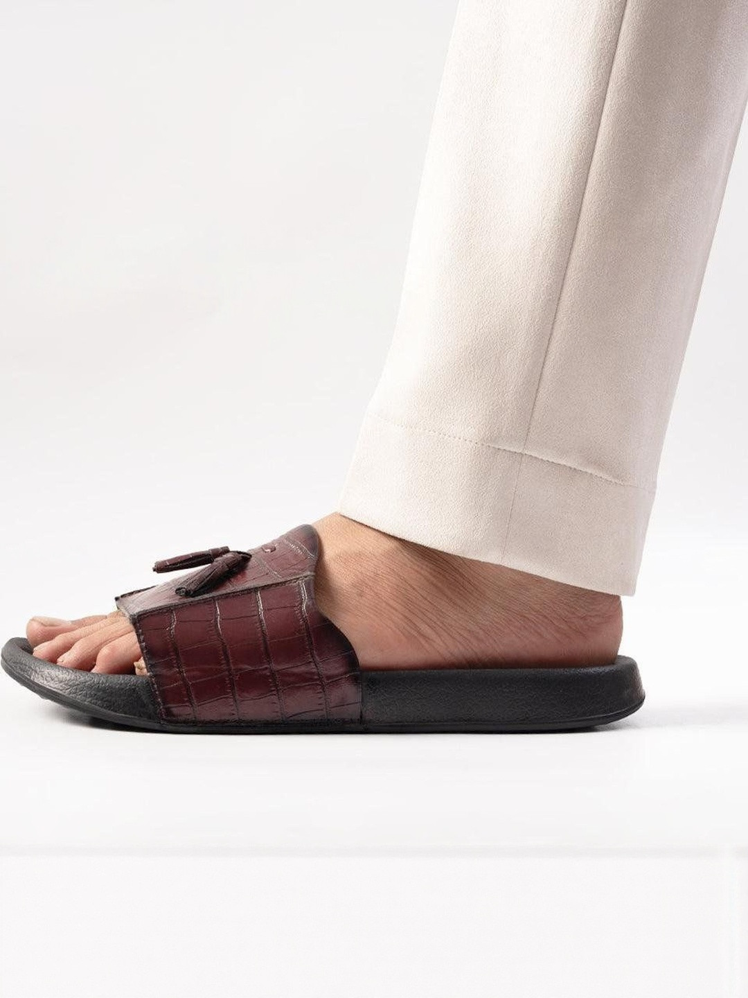 MONKSTORY Old Money Tassel Sliders