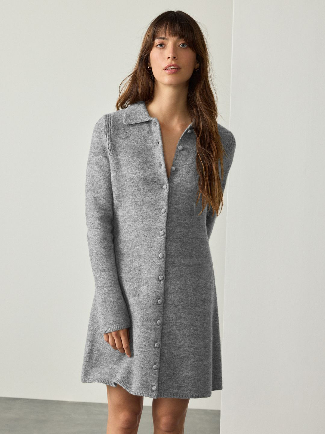 NEXT Knitted Shirt Style Dress