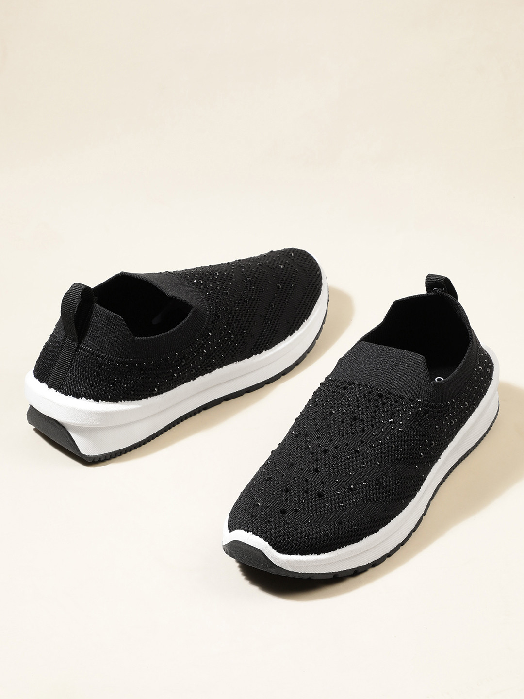CORSICA Women Embellished Slip-On Sneakers