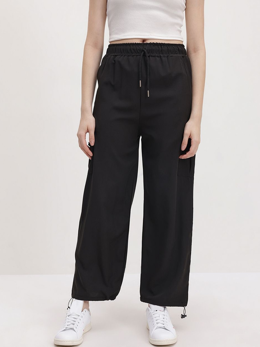 Roadster Womens Crepe Cargo Pant