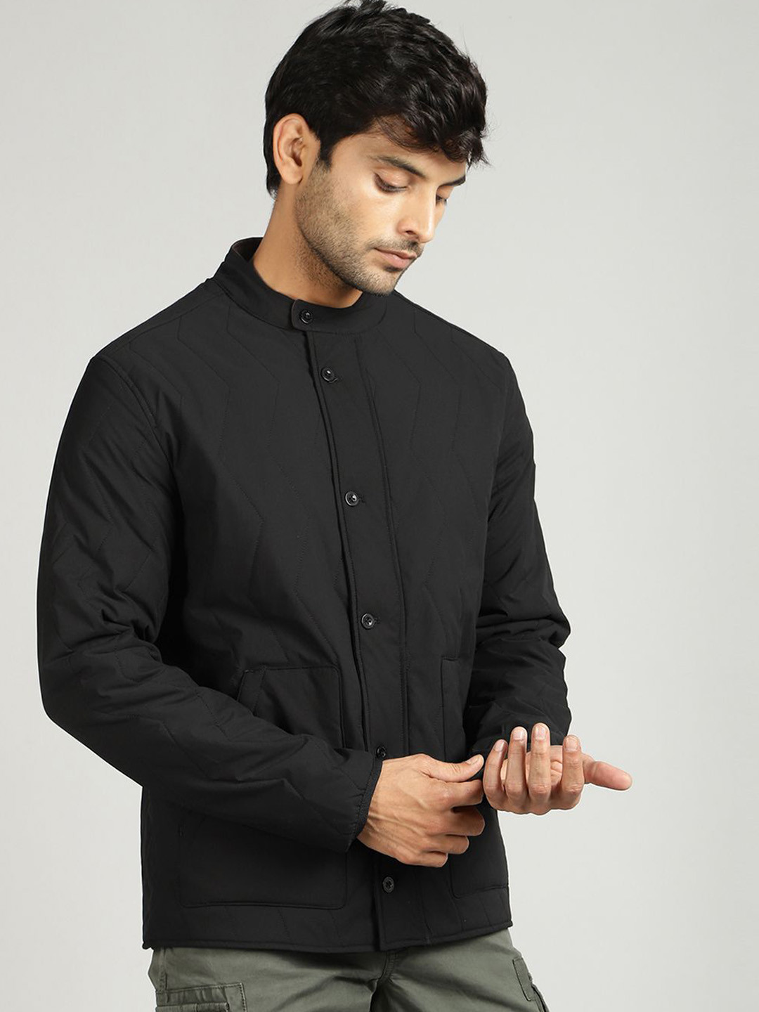 Royal Enfield Stand Collar Tailored Jacket