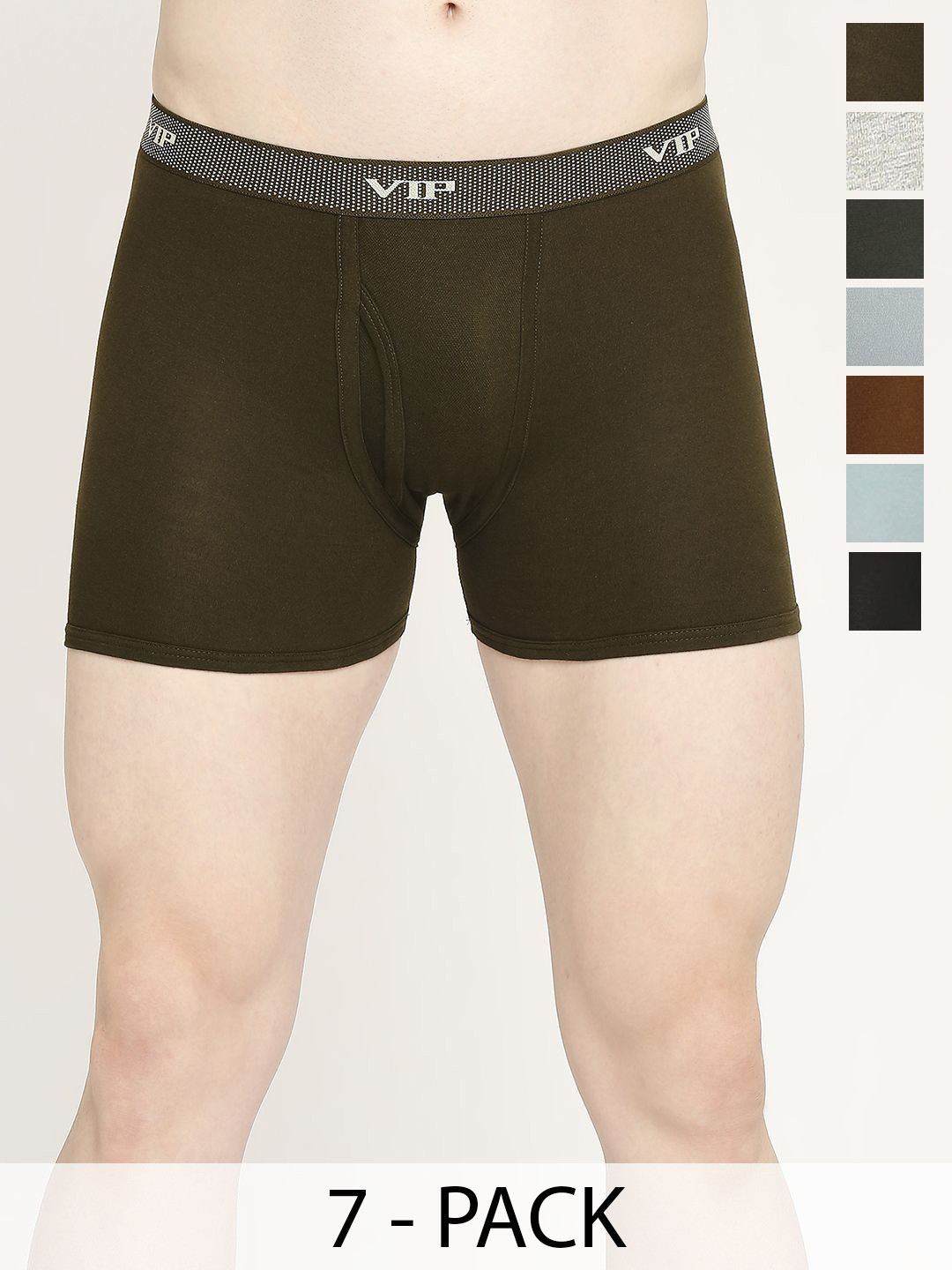 VIP Pack Of 7 Cotton Trunks