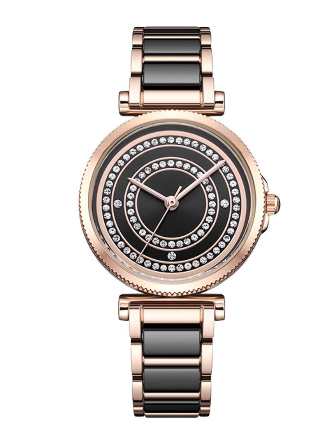 Belbi Women Embellished Dial Stainless Steel Straps Analogue Watch BL21_765040567049