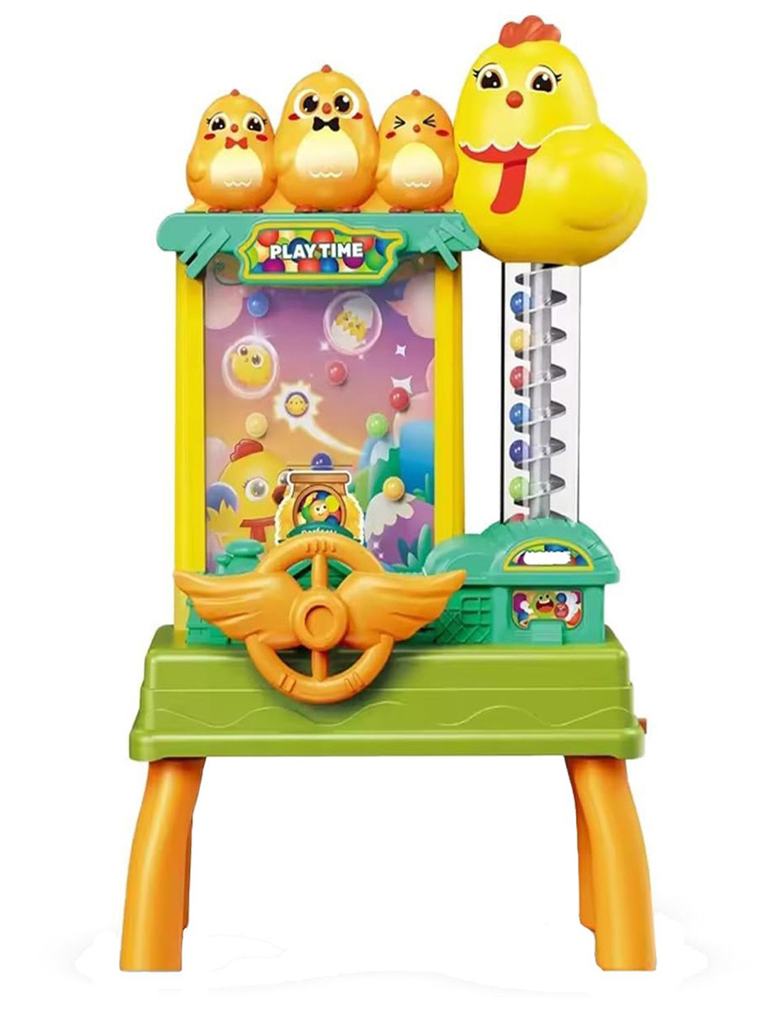 MUREN Electric Rotate Dribbling Dropped Duck Toy