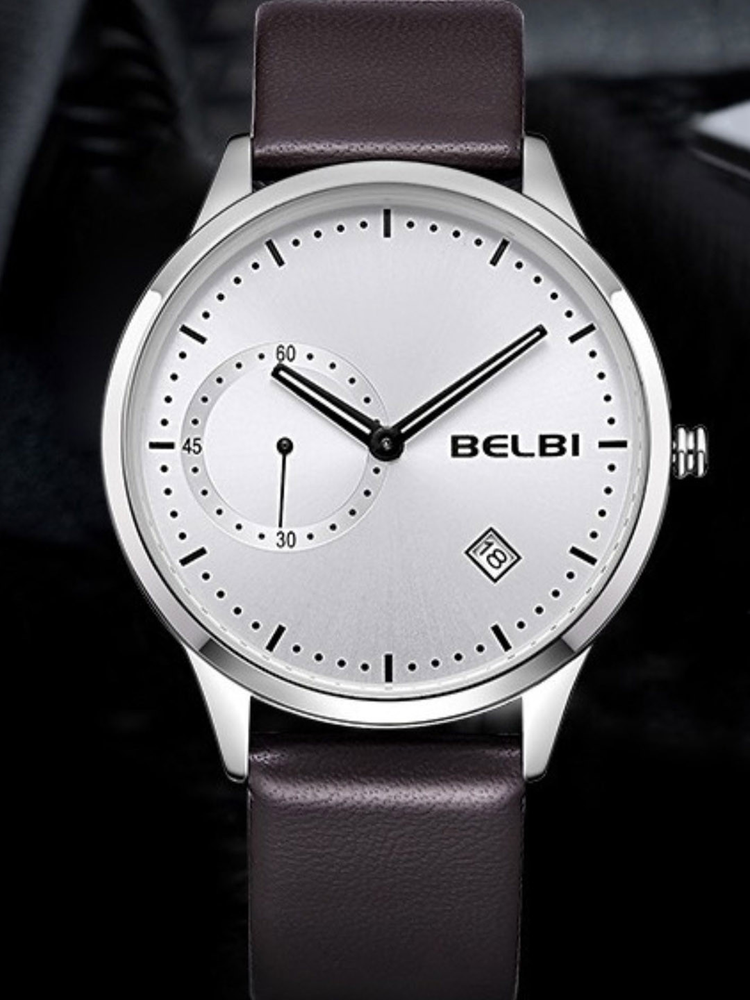 Belbi Men Dial & Leather Straps Analogue Watch BL98_618916673488