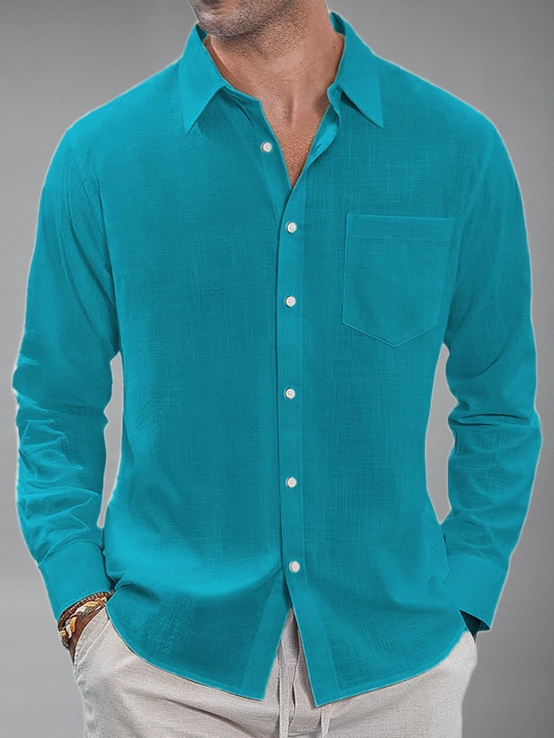 univibe Smart Slim Fit Casual Shirt