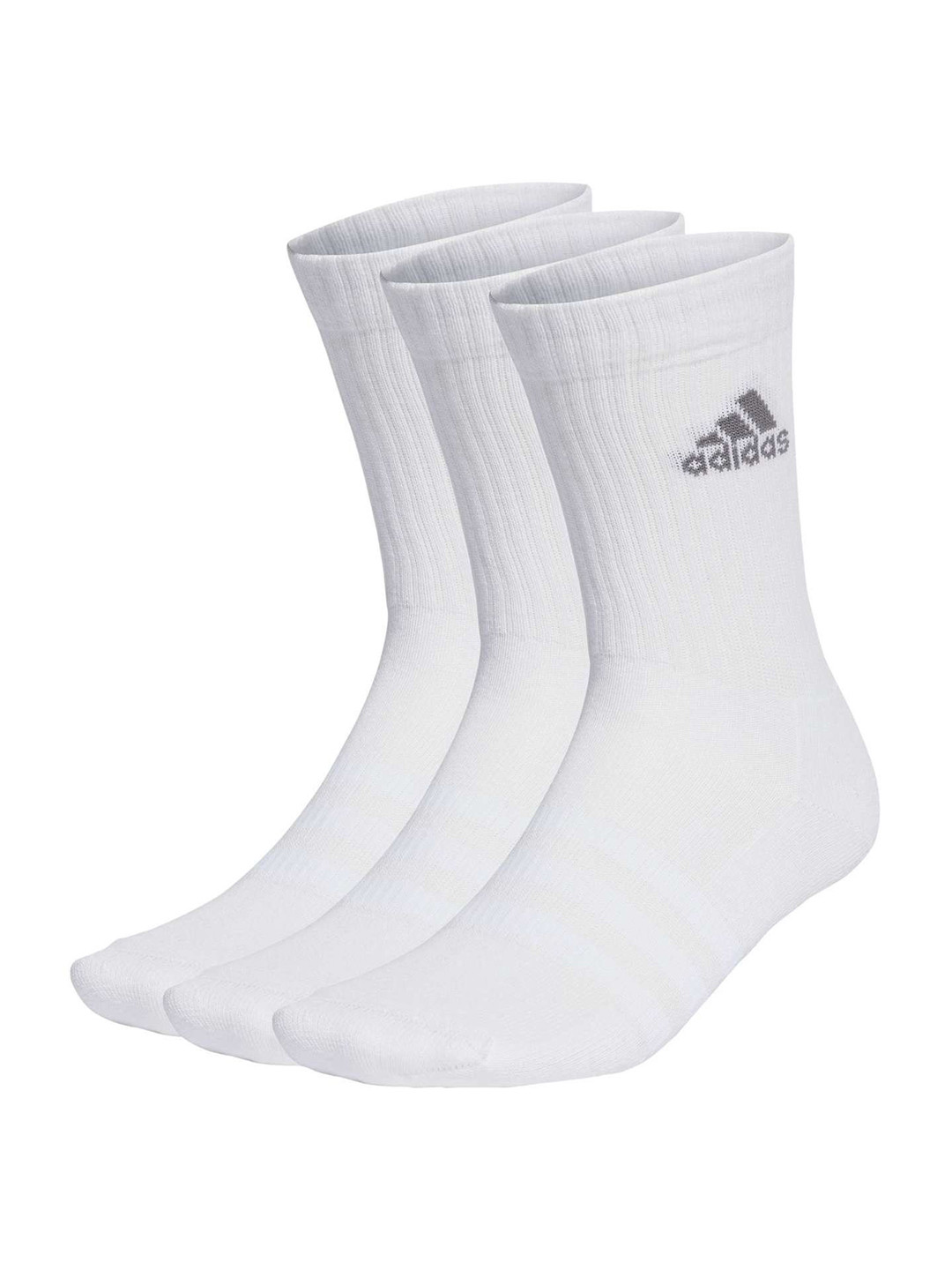 ADIDAS Unisex Pack Of 3 Cushioned Sportswear Crew-Length Socks