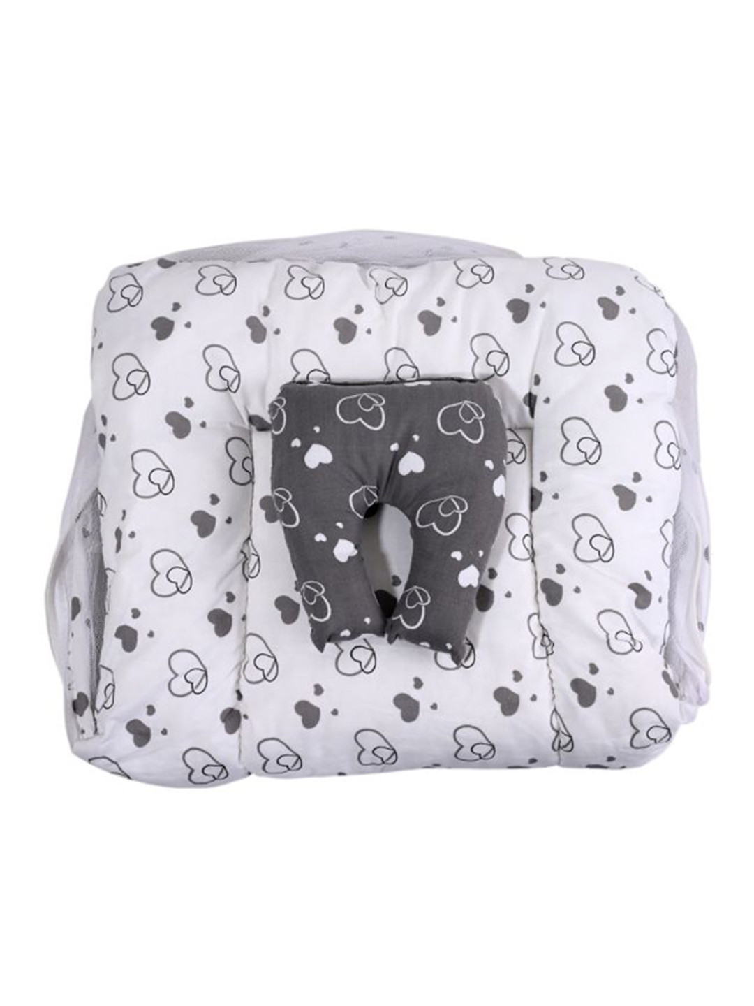 ADORE STUFF Infants Kids Printed Pure Cotton New Born Bedding Set & Mosquito Net