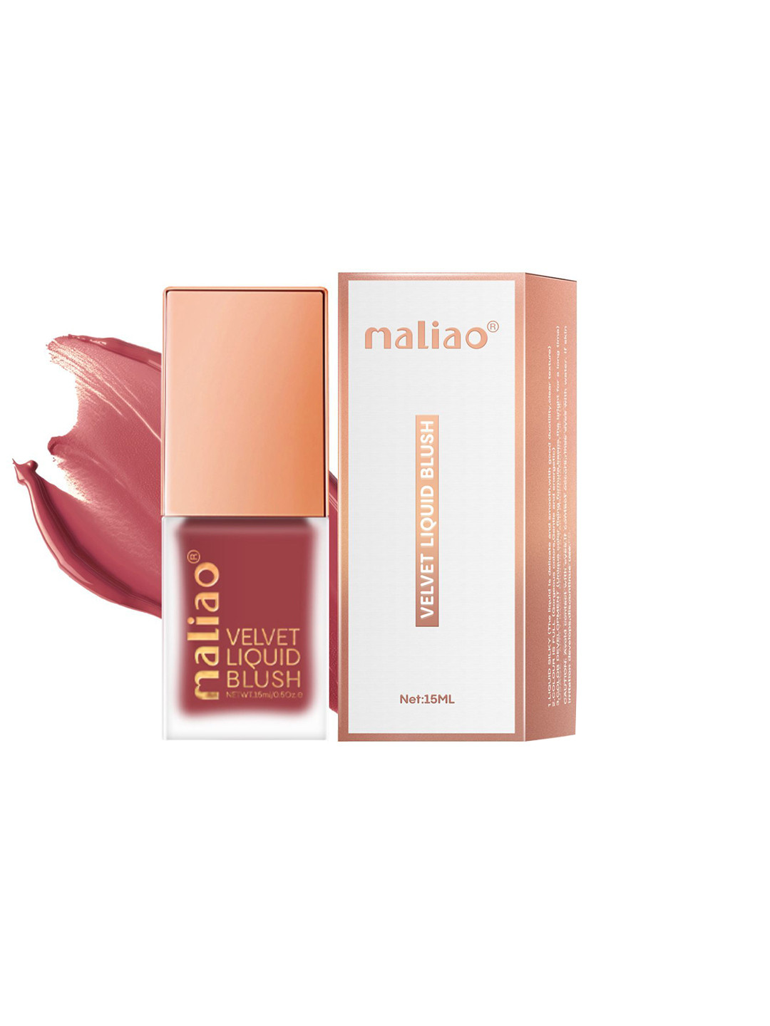 Maliao Velvet Long Lasting Liquid Blush - 15 ml - Berrylicious 05