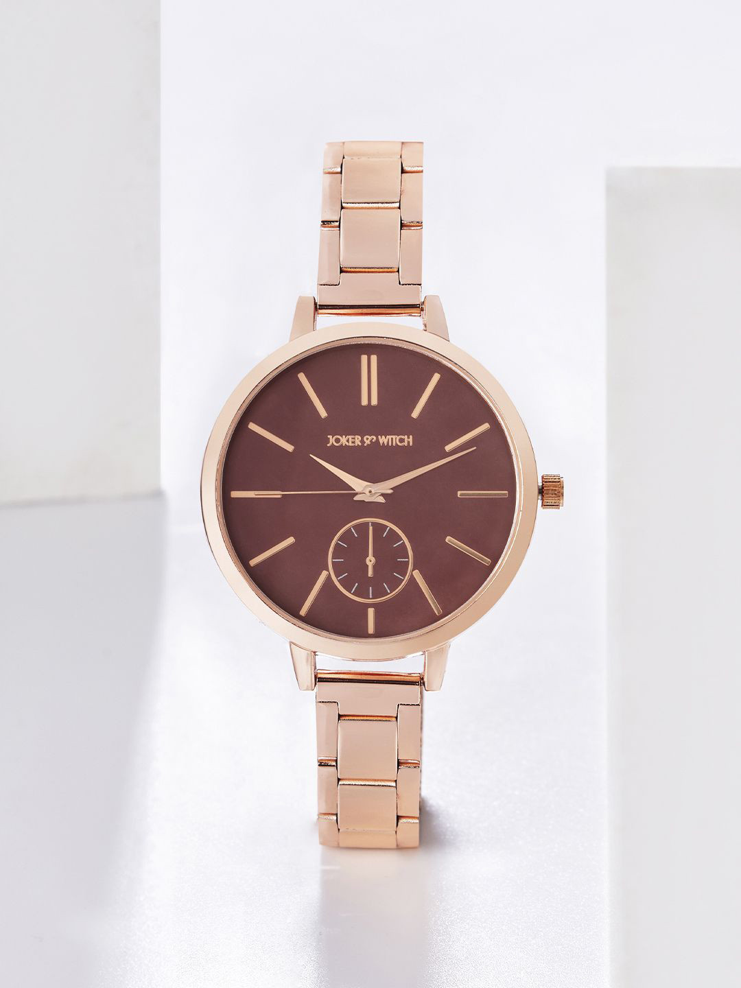 JOKER & WITCH Women Stainless Steel Straps Analogue Watch & 3 Bracelets Gift Set